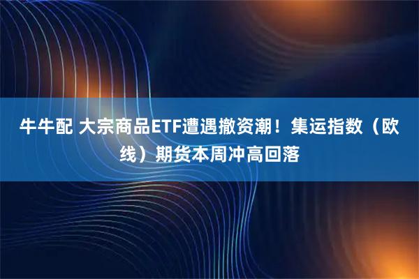 牛牛配 大宗商品ETF遭遇撤资潮！集运指数（欧线）期货本周冲高回落